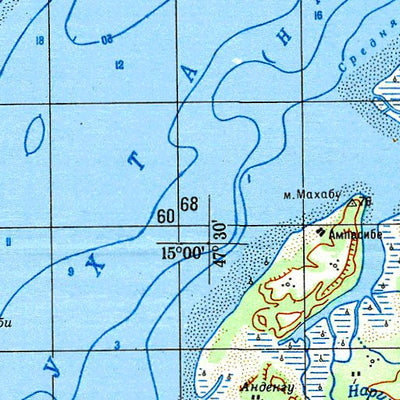 Avenza Systems Inc. Soviet Genshtab - xd38-30 - Madagascar digital map