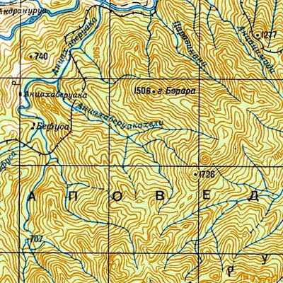 Avenza Systems Inc. Soviet Genshtab - xd39-20 - Madagascar digital map