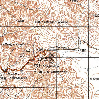 Avenza Systems Inc. Soviet Genshtab - xe19-21--(1981) - Peru digital map