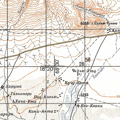 Avenza Systems Inc. Soviet Genshtab - xe19-22--(1981) - Chile digital map