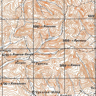 Avenza Systems Inc. Soviet Genshtab - xe19-22--(1981) - Chile digital map