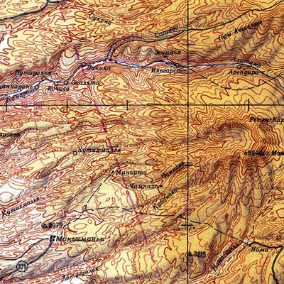 Avenza Systems Inc. Soviet Genshtab - xe19-3 - Peru digital map