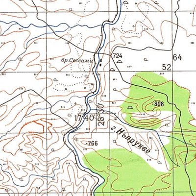 Avenza Systems Inc. Soviet Genshtab - xe35-17 - Zimbabwe digital map