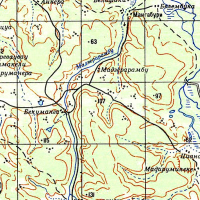 Avenza Systems Inc. Soviet Genshtab - xe38-04 - Madagascar digital map