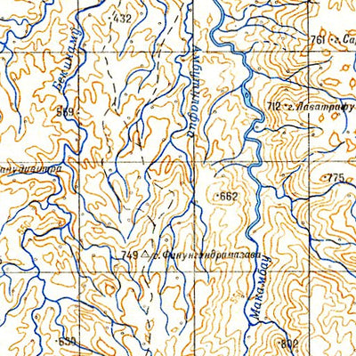 Avenza Systems Inc. Soviet Genshtab - xe38-16 - Madagascar digital map