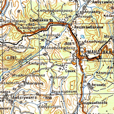 Avenza Systems Inc. Soviet Genshtab - xe38-30 - Madagascar digital map