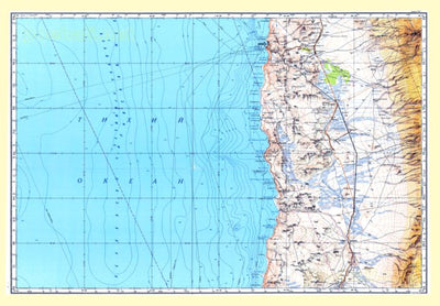 Avenza Systems Inc. Soviet Genshtab - xf19-1 - Chile digital map