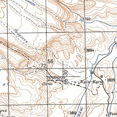 Avenza Systems Inc. Soviet Genshtab - xf19-24--(1980) - Bolivia digital map