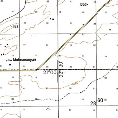 Avenza Systems Inc. Soviet Genshtab - xf34-11 - Botswana digital map