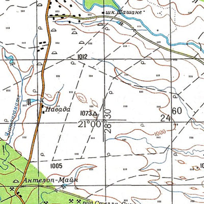 Avenza Systems Inc. Soviet Genshtab - xf35-11 - Zimbabwe digital map