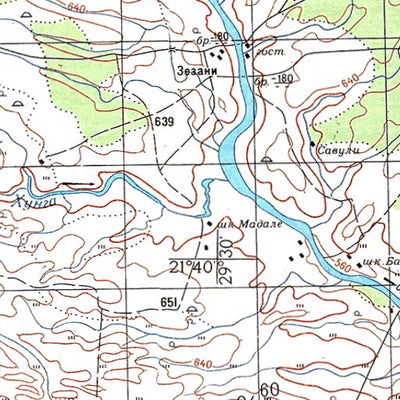 Avenza Systems Inc. Soviet Genshtab - xf35-18 - Zimbabwe digital map