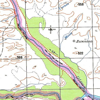 Avenza Systems Inc. Soviet Genshtab - xf35-24 - Zimbabwe digital map