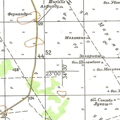 Avenza Systems Inc. Soviet Genshtab - xf36-29 - Mozambique digital map