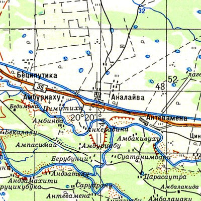 Avenza Systems Inc. Soviet Genshtab - xf38-03 - Madagascar digital map