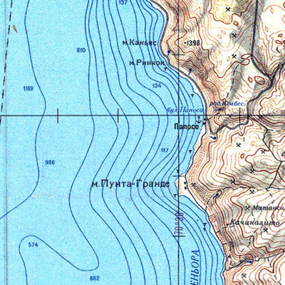 Avenza Systems Inc. Soviet Genshtab - xg19-1 - Chile digital map
