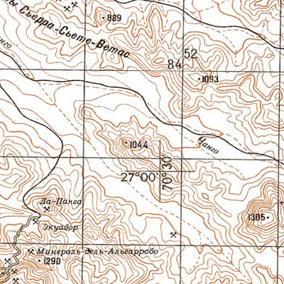 Avenza Systems Inc. Soviet Genshtab - xg19-26--(1980) - Chile digital map