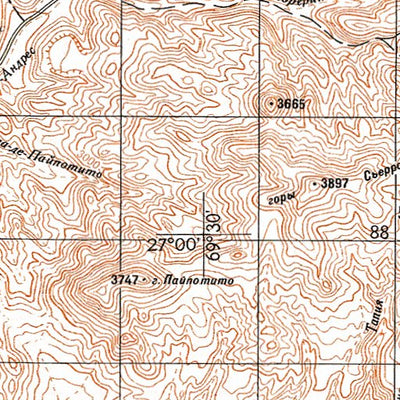 Avenza Systems Inc. Soviet Genshtab - xg19-27--(1980) - Chile digital map