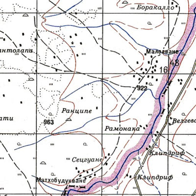 Avenza Systems Inc. Soviet Genshtab - xg35-03 - Botswana digital map