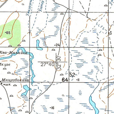 Avenza Systems Inc. Soviet Genshtab - xg36-33 - Swaziland digital map