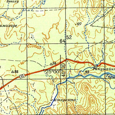 Avenza Systems Inc. Soviet Genshtab - xg38-11 - Madagascar digital map