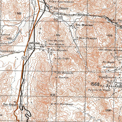 Avenza Systems Inc. Soviet Genshtab - xh19-19--(1980) - Chile digital map