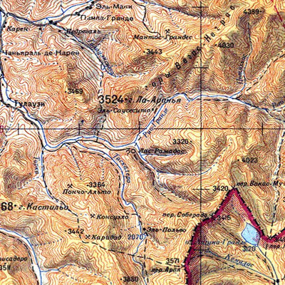 Avenza Systems Inc. Soviet Genshtab - xh19-3 - Chile digital map