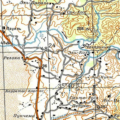 Avenza Systems Inc. Soviet Genshtab - xi18-36--(1985) - Chile digital map