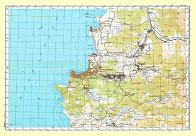 Avenza Systems Inc. Soviet Genshtab - xi19-07--(1985) - Chile digital map