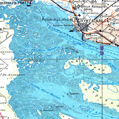 Avenza Systems Inc. Soviet Genshtab - xj20-4 - Argentina digital map