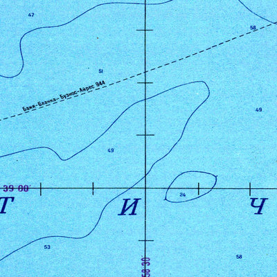 Avenza Systems Inc. Soviet Genshtab - xj21-3 - Argentina digital map