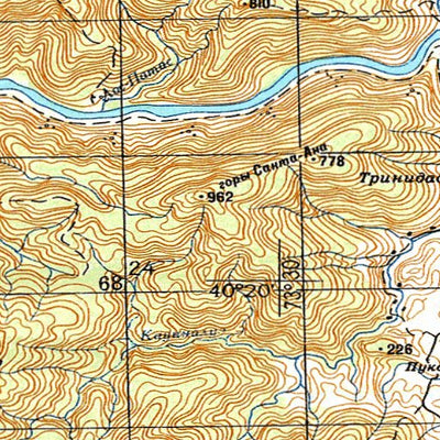 Avenza Systems Inc. Soviet Genshtab - xk18-05--(1985) - Chile digital map