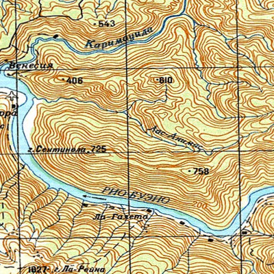 Avenza Systems Inc. Soviet Genshtab - xk18-05--(1985) - Chile digital map