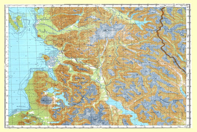 Avenza Systems Inc. Soviet Genshtab - xk18-30--(1985) - Chile digital map