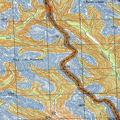 Avenza Systems Inc. Soviet Genshtab - xk18-30--(1985) - Chile digital map