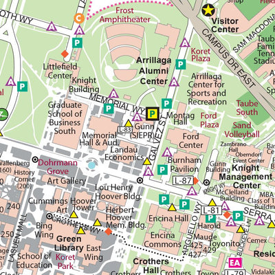 Avenza Systems Inc. Stanford University Parking Map digital map