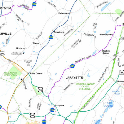 Avenza Systems Inc. Sussex County - New Jersey digital map