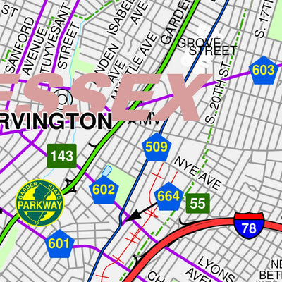 Avenza Systems Inc. Union County - New Jersey digital map