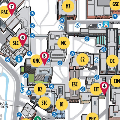 Avenza Systems Inc. University of Waterloo Campus Map digital map