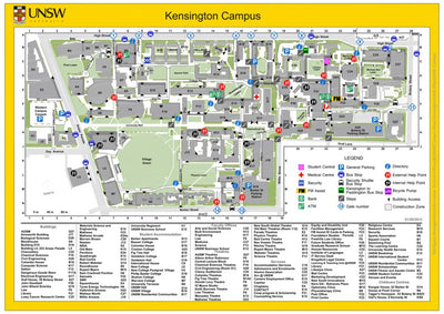 UNSW Kensington Campus Map by Avenza Systems Inc. | Avenza Maps