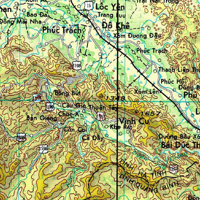 Avenza Systems Inc. Vinh, Vietnam; Laos digital map