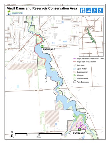 Virgil Dams and Reservoirs Conservation Area Map by Avenza Systems Inc ...