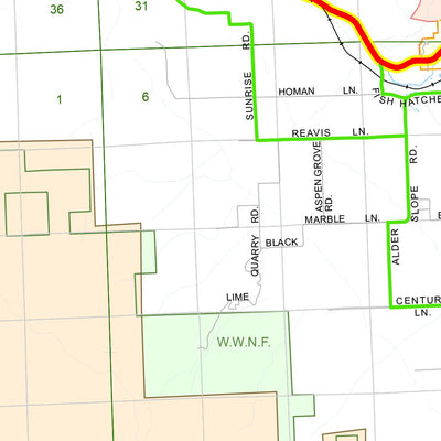 Avenza Systems Inc. Wallowa County Sheet 3 digital map