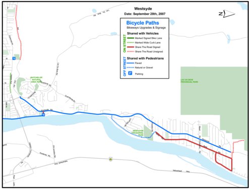Westsyde Bike Paths Map by Avenza Systems Inc. | Avenza Maps