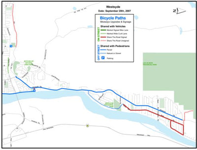 Avenza Systems Inc. Westsyde Bike Paths digital map