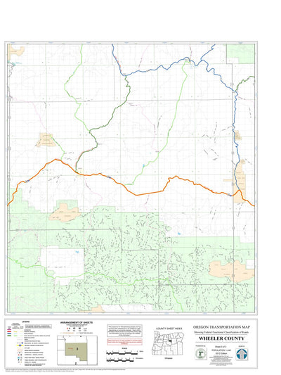 Avenza Systems Inc. Wheeler County Sheet 3 digital map
