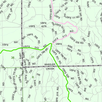 Avenza Systems Inc. Wheeler County Sheet 3 digital map