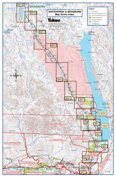 Avenza Systems Inc. Whitehorse to Braeburn - Yukon digital map