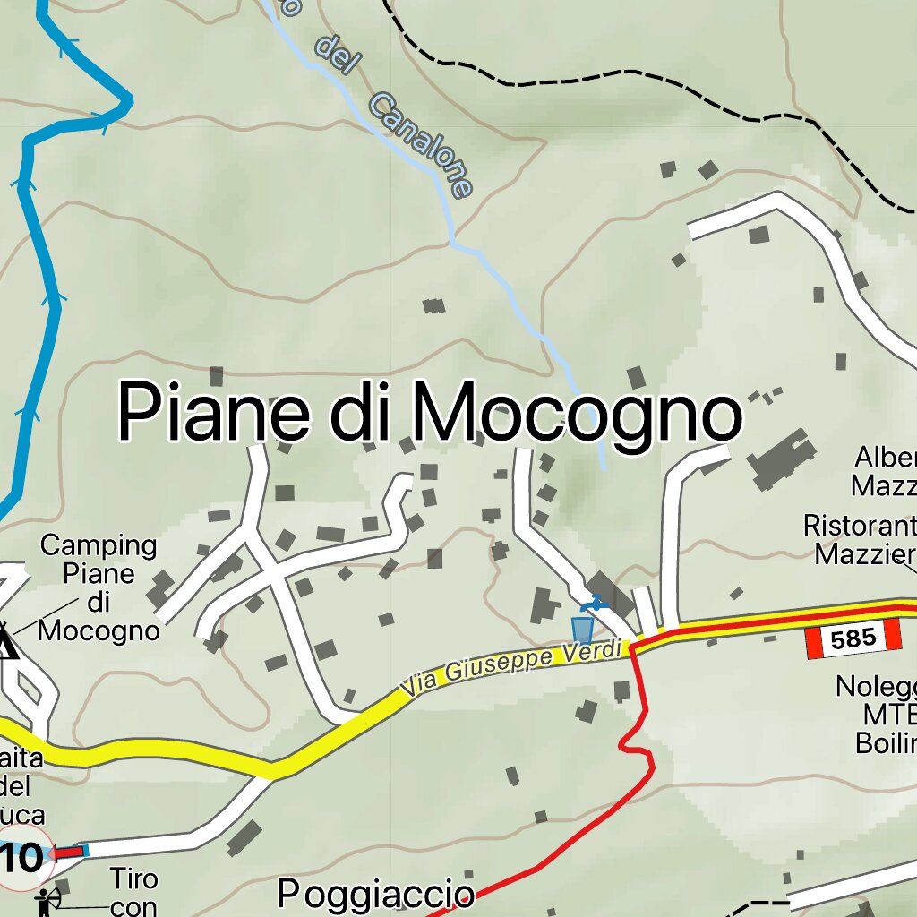 Sentieri Piane di Mocogno 2024 Map by AZIENDA AGRICOLA CANTIERE DI ...