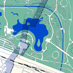 株式会社中央ジオマチックス たちかわウォーキングマップ（立川市ウォーキングマップ）B,C,E,Fコース digital map