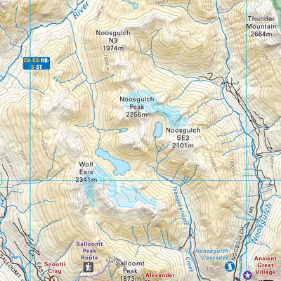 Tweedsmuir Park South / Alexander Mackenzie Trail (1st ed Park & Destination Map) Preview 3